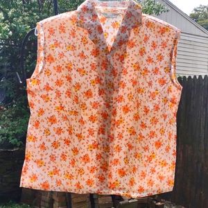 Ladies cotton/poly Blouse